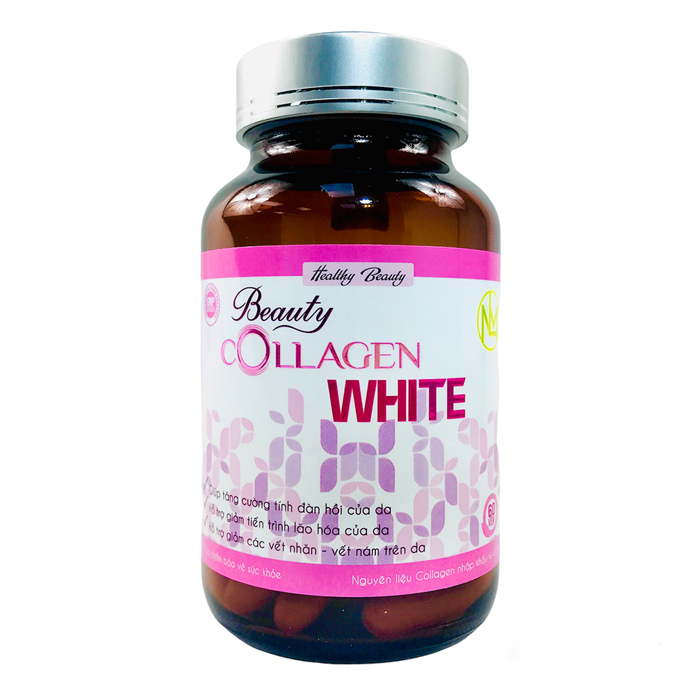 Viên Uống Beauty Collagen White NATURE PHARMA (60 Viên/Hộp) - Giảm Vết Nhăn Da - Chống Lão Hóa